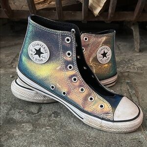 Converse Iridescent High-Top Sneakers